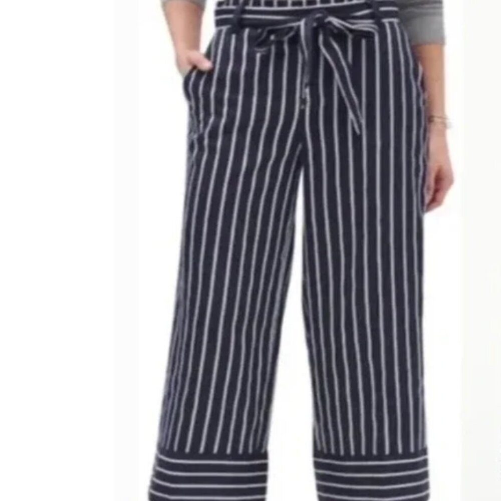 Banana Republic "Blake" Crop Pants in Black/White (size 4)